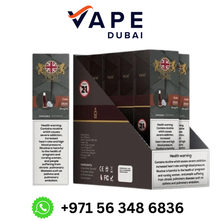 VICIG Pod 50MG 1500 Puffs - Disposable Vape in Dubai UAE