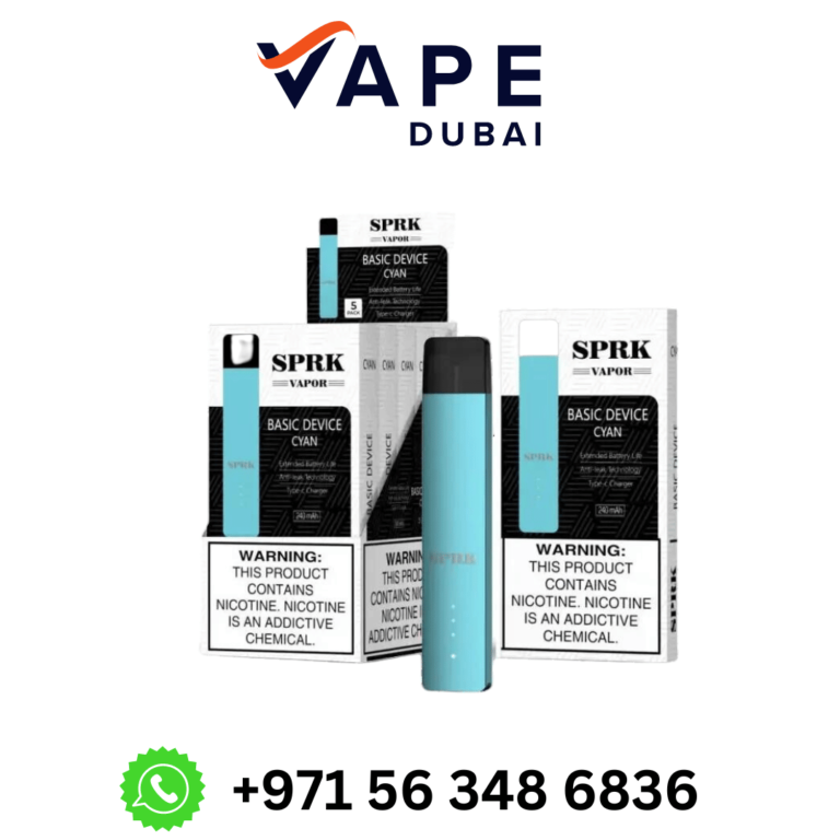 SPRK Vape V4 Device Cyan in Dubai UAE