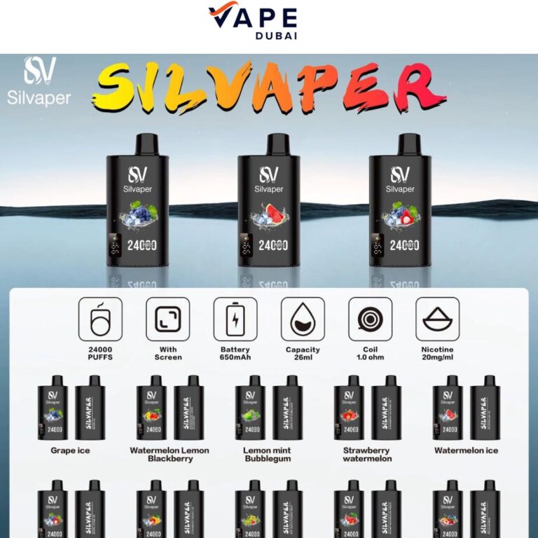 Silvaper 24000 Puffs Disposable Vape uae