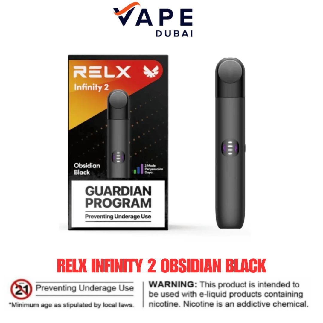 RELX Infinity 2 Obsidian Black in UAE RELX Infinity 2 Obsidian Black