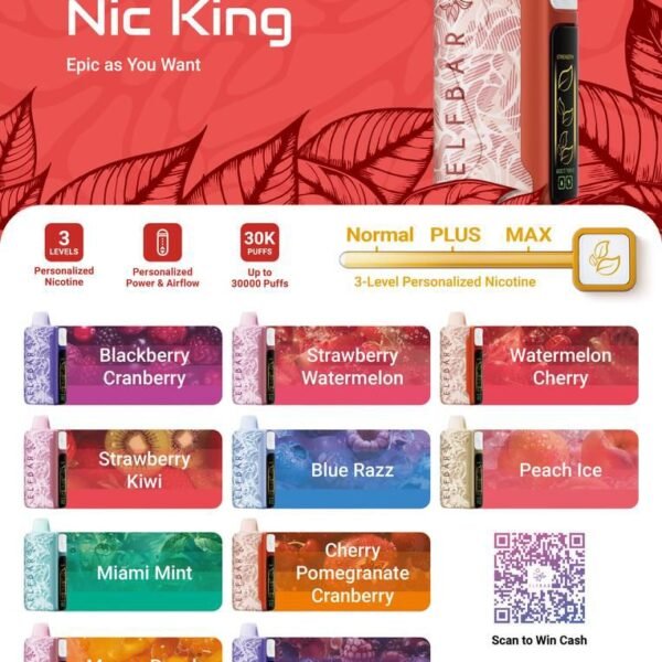 Elfbar Nic King 30000 Puffs Disposable