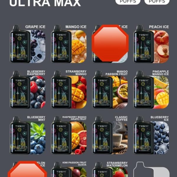 TESIYI Ultra Shisha Max 40000 Puffs Disposable Vape In UAE