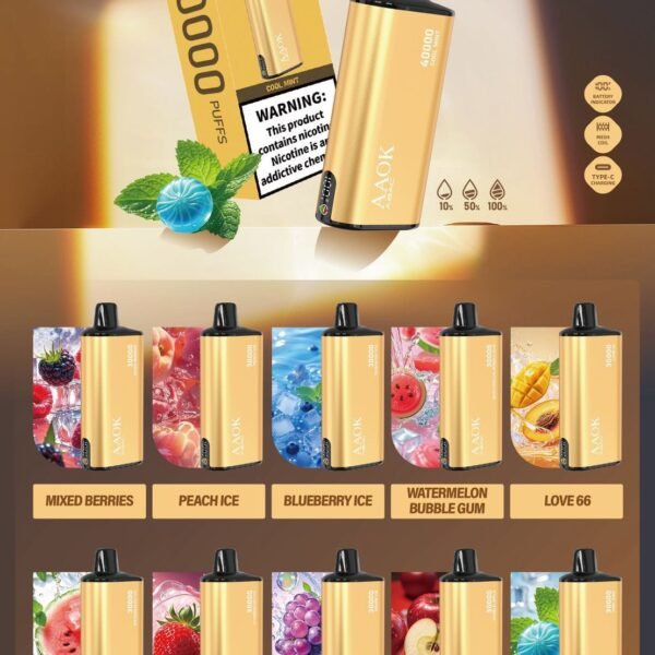 AAOK AK40000 Puffs Disposable