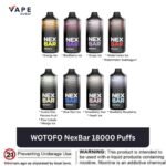 WOTOFO NexBar 18000 Puffs