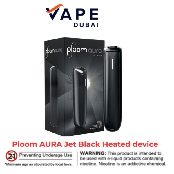 Ploom AURA Jet Black Heated Tobacco Device