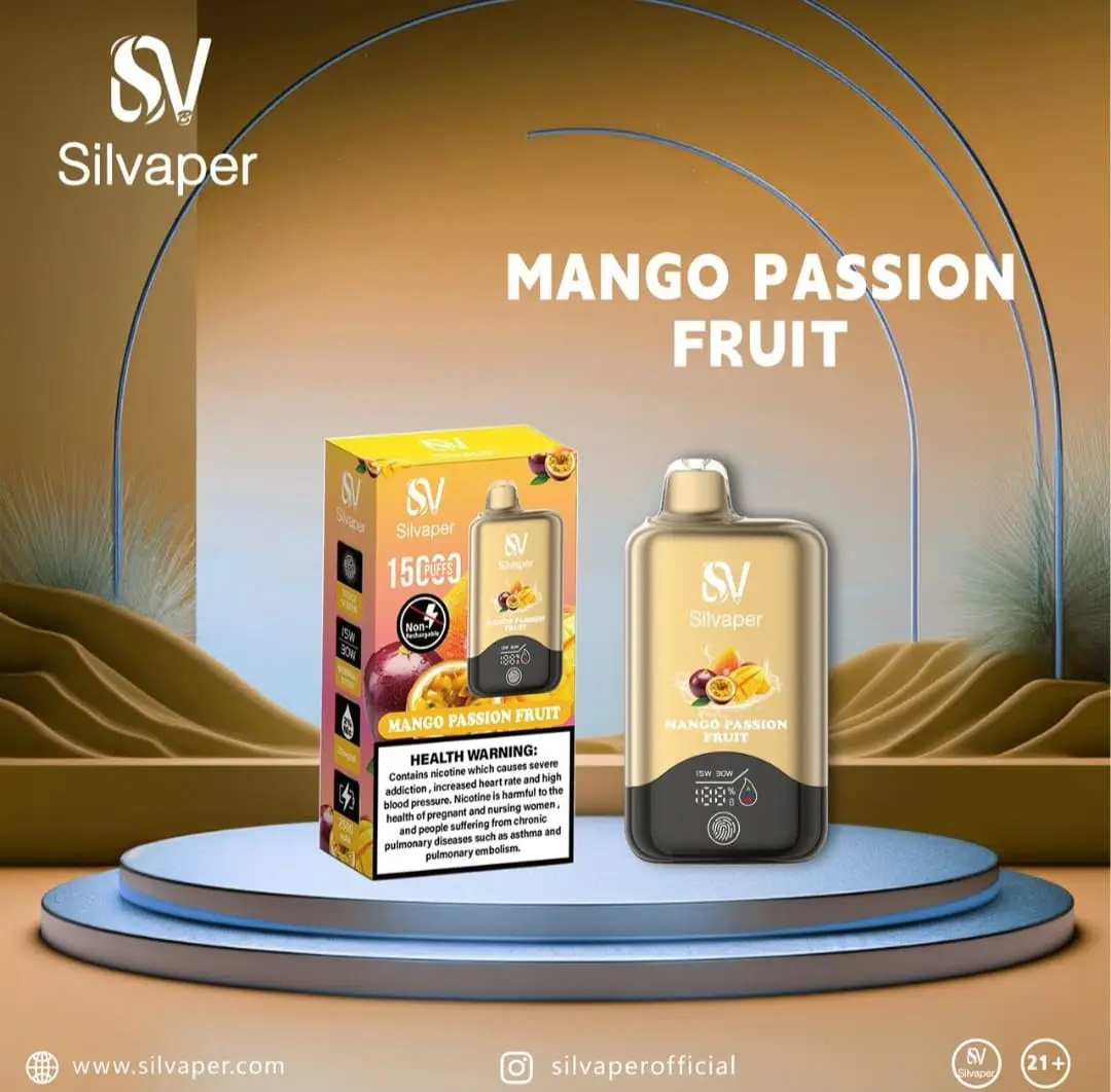 Silvaper-15000-Puffs-Disposable-Vape-Mango-Passion-Fruit