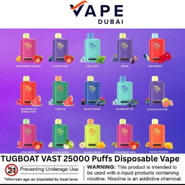 TUGBOAT VAST 25000 Puffs Disposable