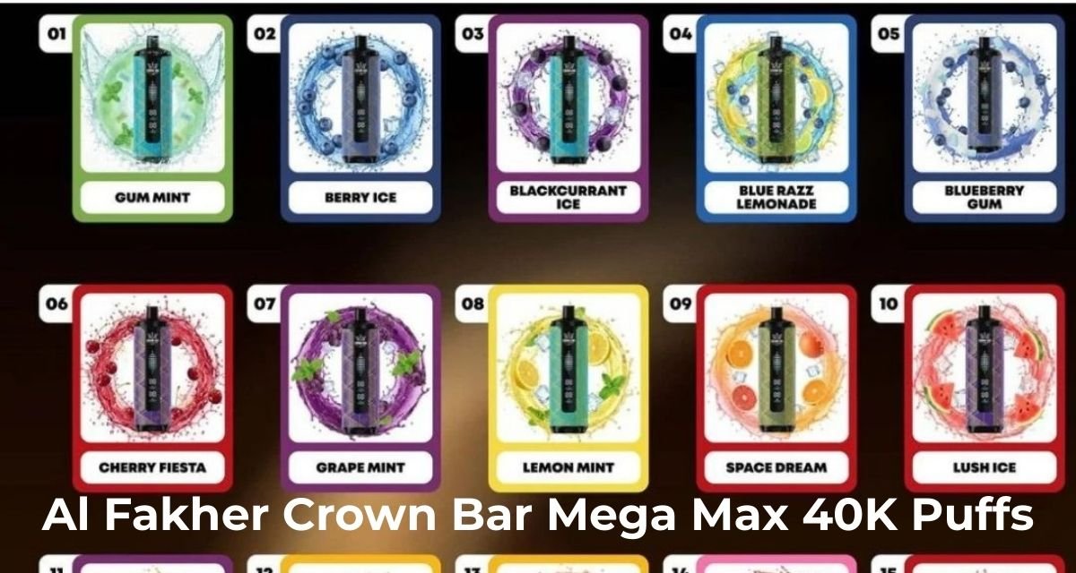 Al Fakher Crown Bar Mega Max 40K Puffs
