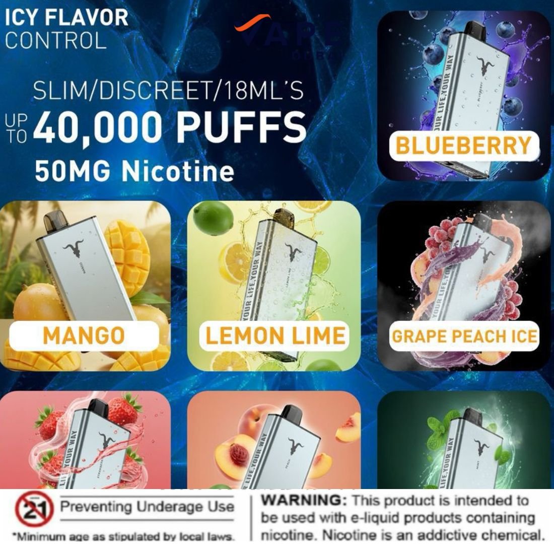 Ignite Ice 40K Disposable Vape 40000 Puff Ignite Ice 40K Disposable Vape 40000 Puff