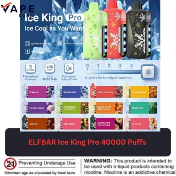 ELFBAR Ice King Pro 40000 Puffs Disposable Vape