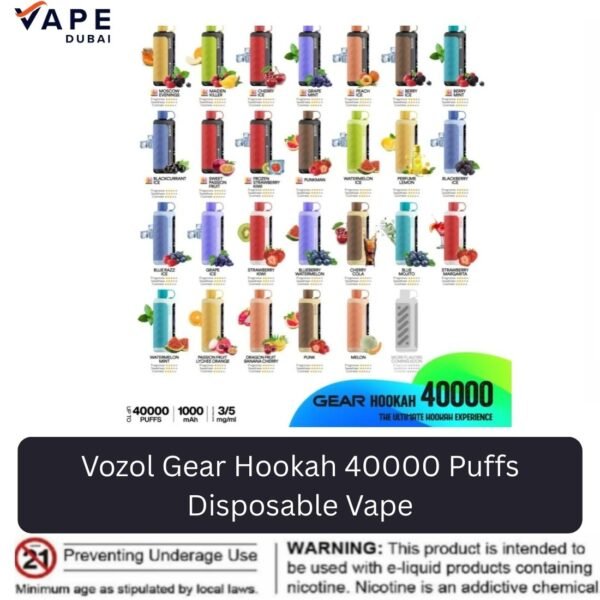 Vozol Gear Hookah 40000 Puffs